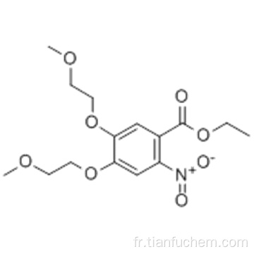 4,5-bis (2-méthoxyéthoxy) -2-nitrobenzoate d&#39;éthyle CAS 179688-26-7